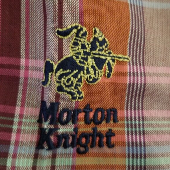 Vintage Morton Knight Plaid Golf Pullover Women's UK18 US14 - Picture 4 of 7
